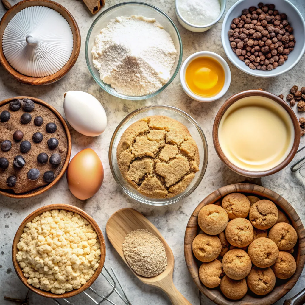 ingredients-A-plate-of-freshly-baked-air-frye- chocolate-chip-cookies-stacked-neatly ingredients-A-plate-of-freshly-baked-air-frye- chocolate-chip-cookies-stacked-neatly