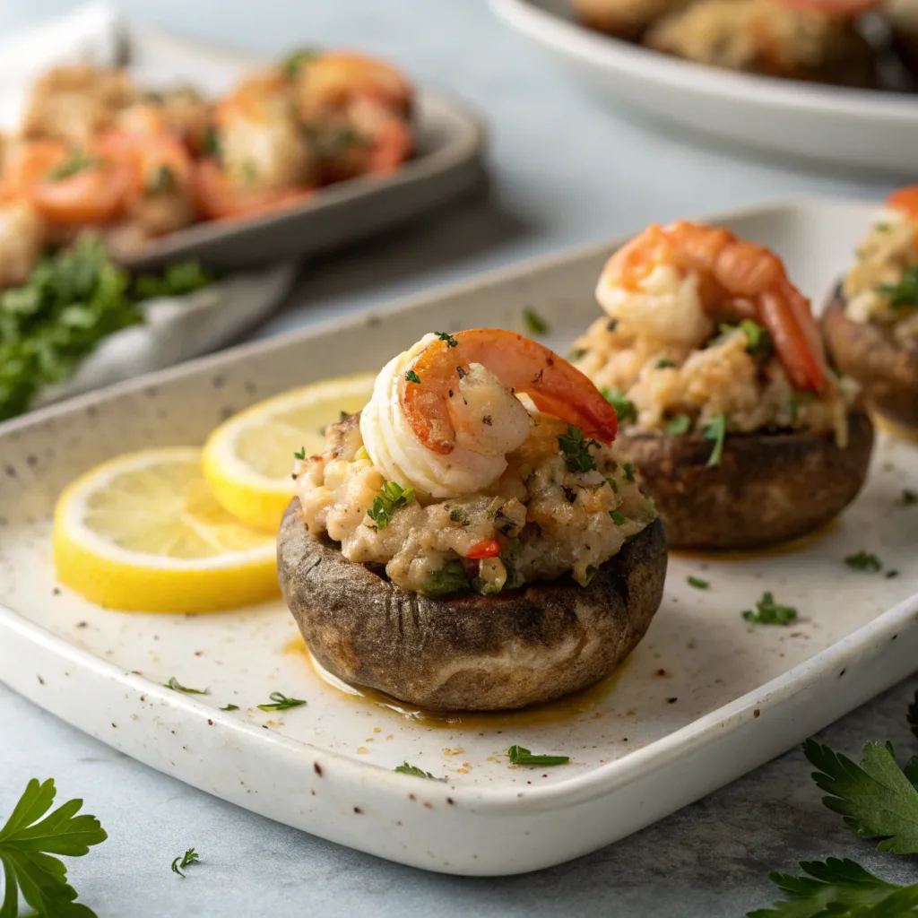 ingredients-to-make-shrimp-stuffed-mushrooms-a-del ingredients-to-make-shrimp-stuffed-mushrooms-a-del