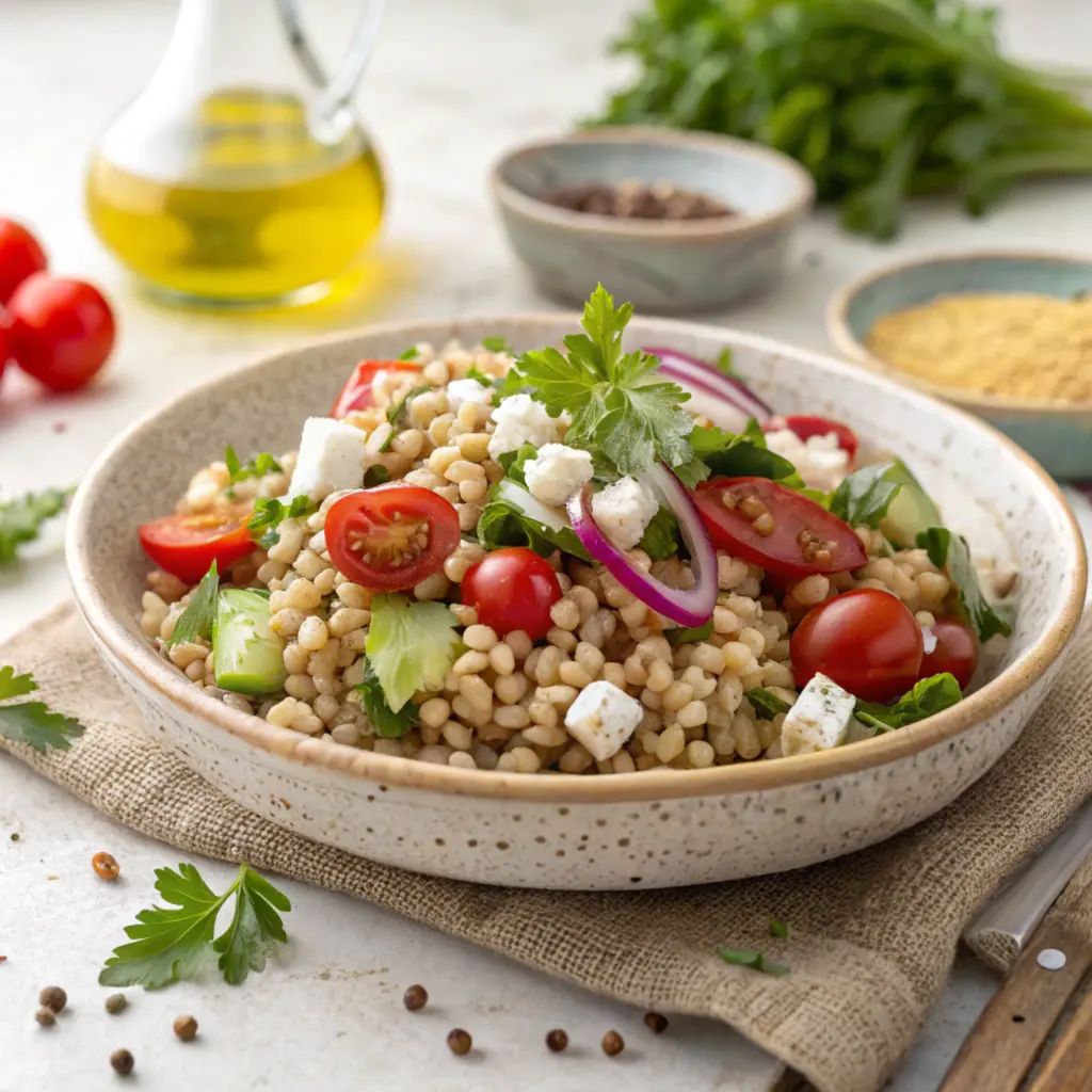 Barley Salad (4) Barley Salad