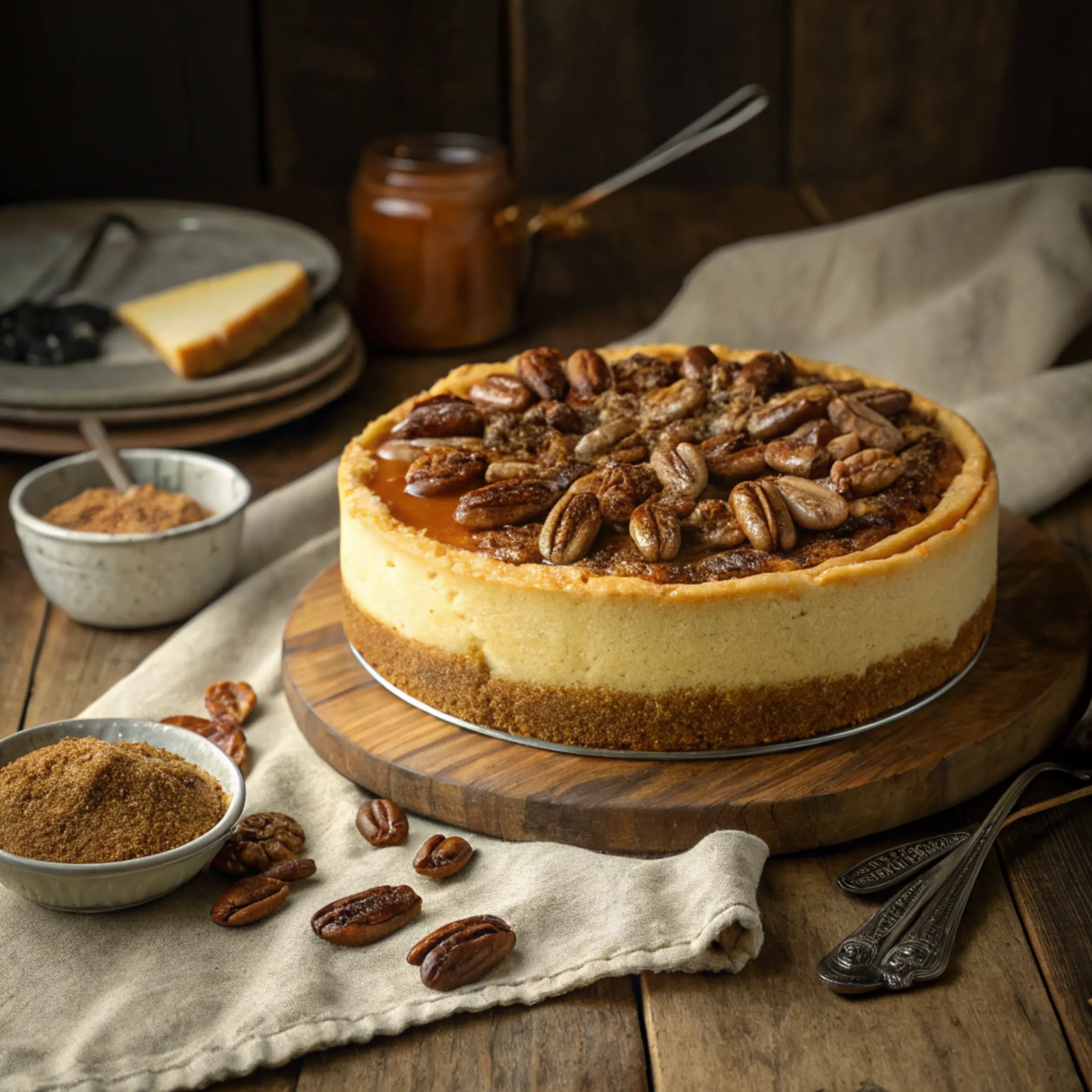 Pecan Pie Cheesecake A Decadent Combination of Two Classic Desserts Pecan Pie Cheesecake A Decadent Combination of Two Classic Desserts