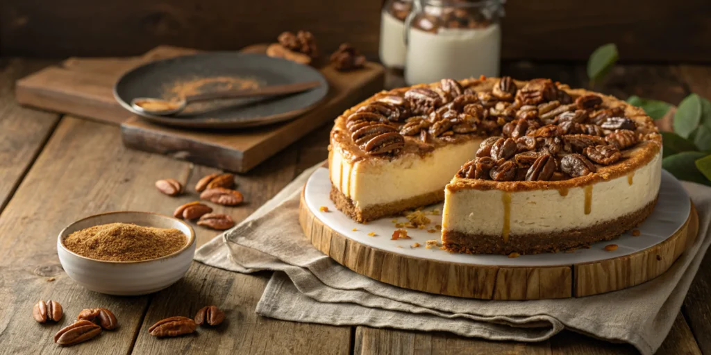 Pecan Pie Cheesecake A Decadent Combination of Two Classic Desserts