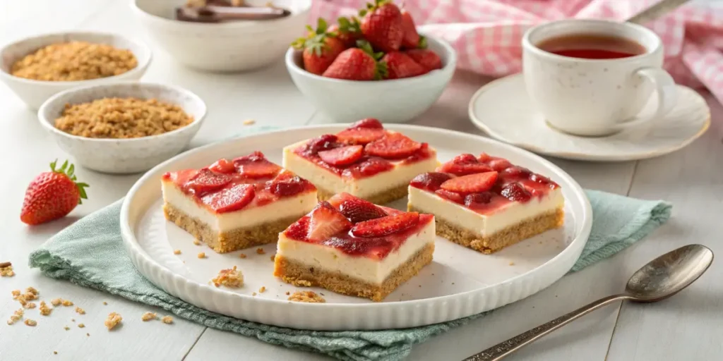 Strawberry Cheesecake Bars