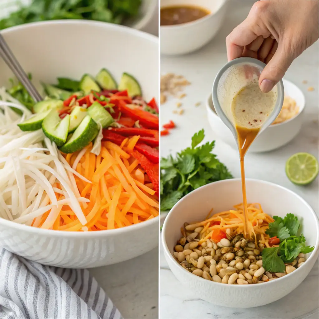 Thai Noodle Salad (2) Thai Noodle Salad