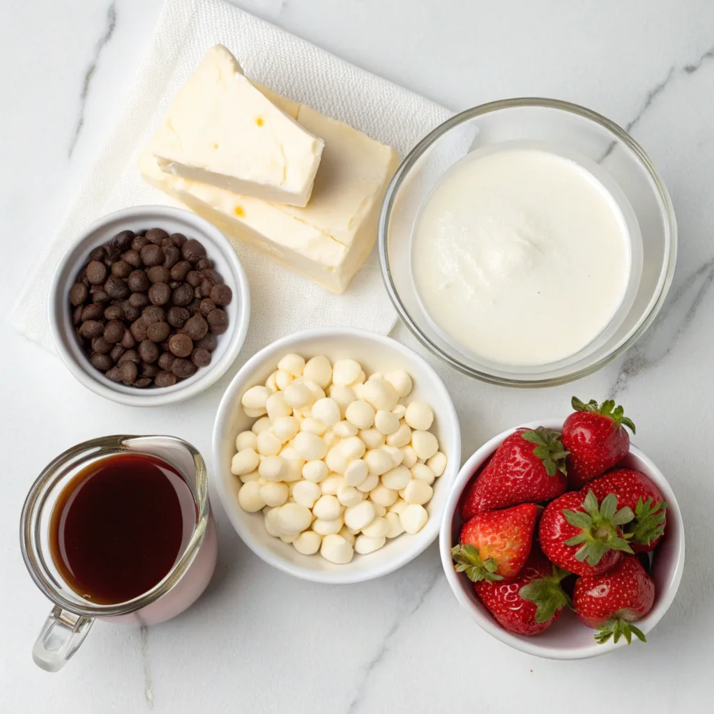 a-flat-lay-of-ingredients-for-cheesecake-fondue--i flat-lay-of-ingredients-for-cheesecake-fondue-i.