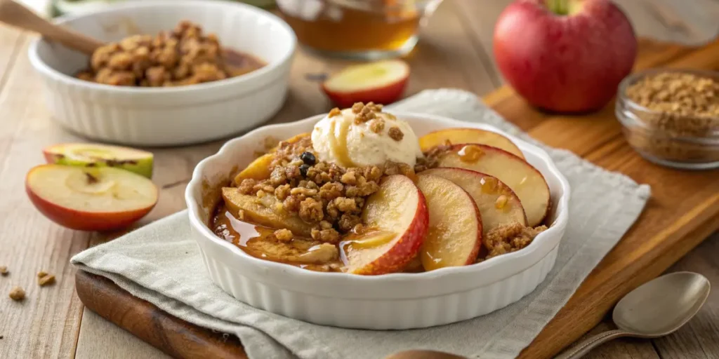air fryer apple dessert3