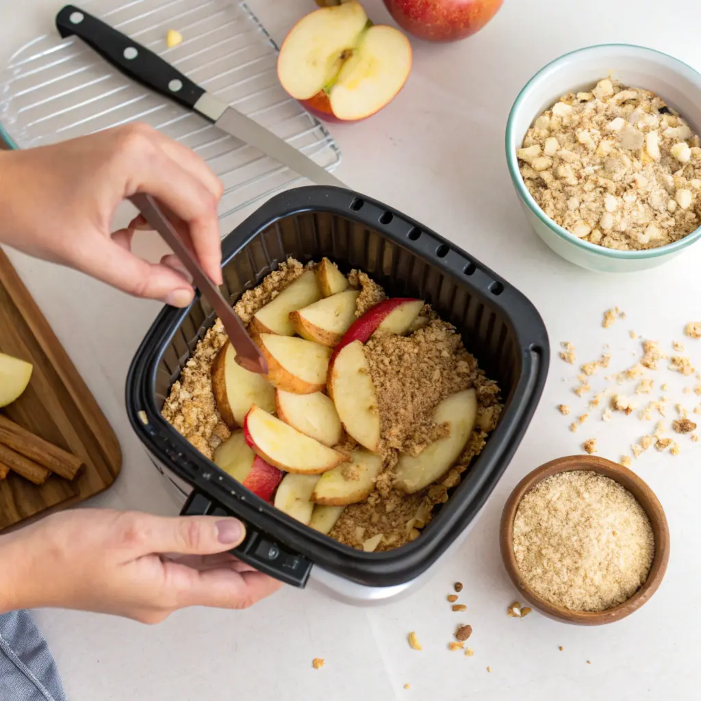 air fryer apple dessert (5) air fryer apple dessert5