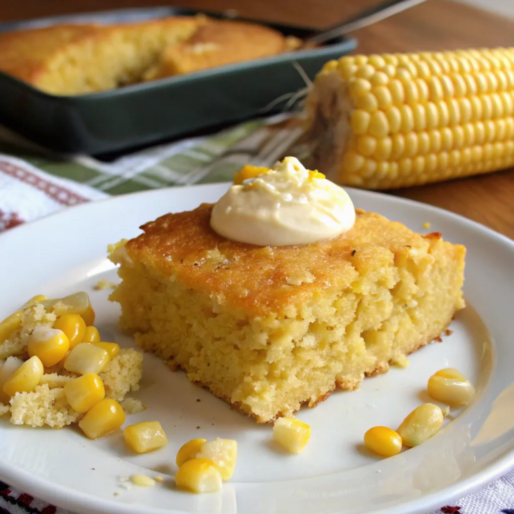 cornbread-with-creamed-corn--recipe-title---amateu cornbread with creamed corn apart from your average recipe