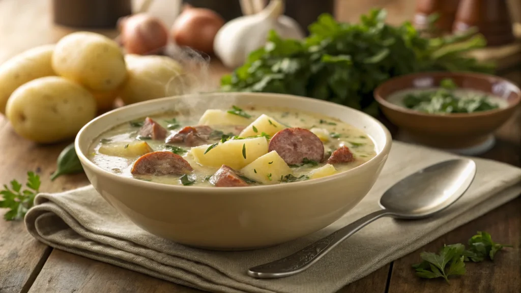 sausage and potato soupi