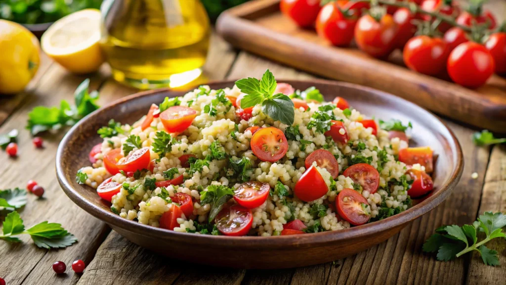 Tabbouleh with Quinoa good