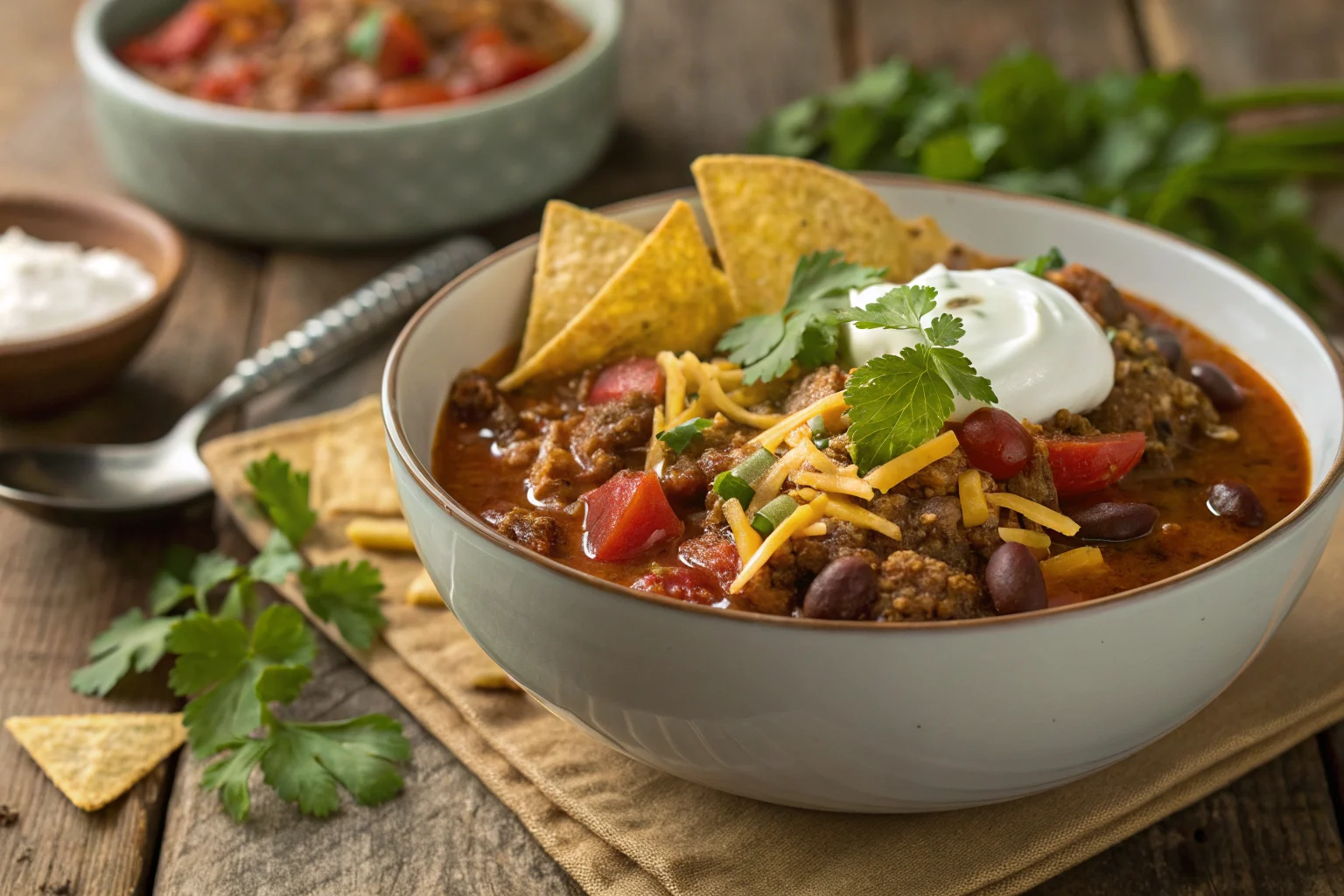 taco-soup What to Eat With Taco Soup